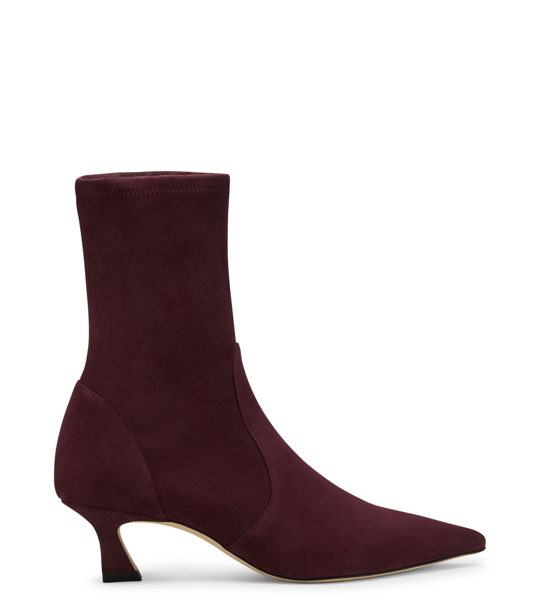VINNIE BOOTIE 50, BOTTES ET BOTTINES, , SUEDE/SUEDE STRETCH - Stuart Weitzman - Modalova