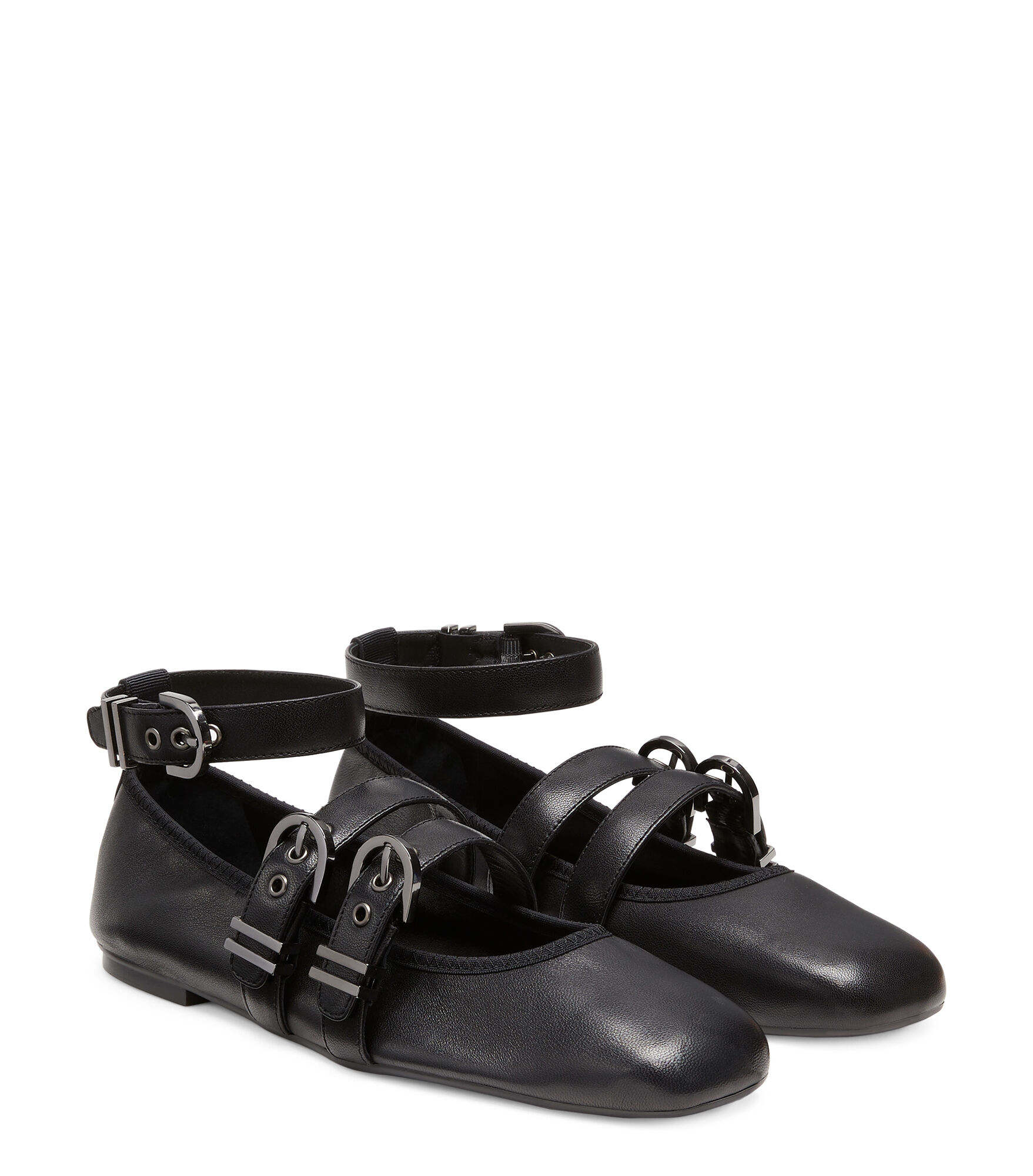 Stuart weitzman shop leather ballet flats