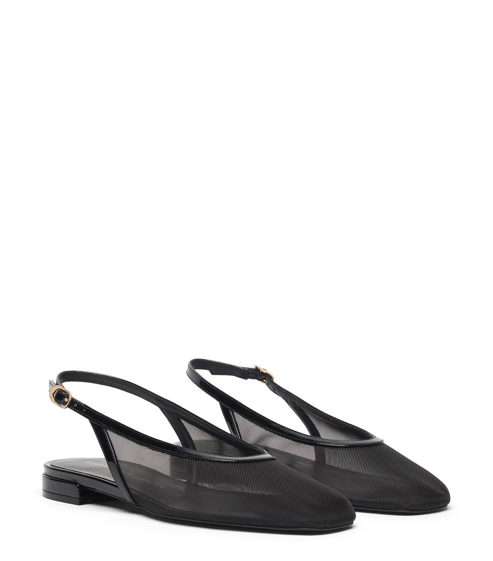 Stuart Weitzman BAREITALL SLINGBACK BLACK SN771MHGBLK