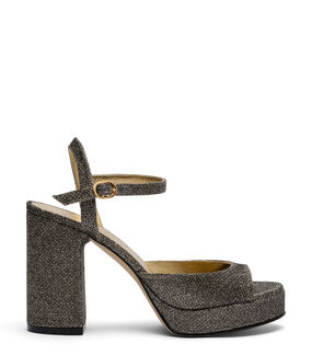Stuart Weitzman DAYNA II PLATFORM SANDAL NEW PYRITE SK012NENVNO