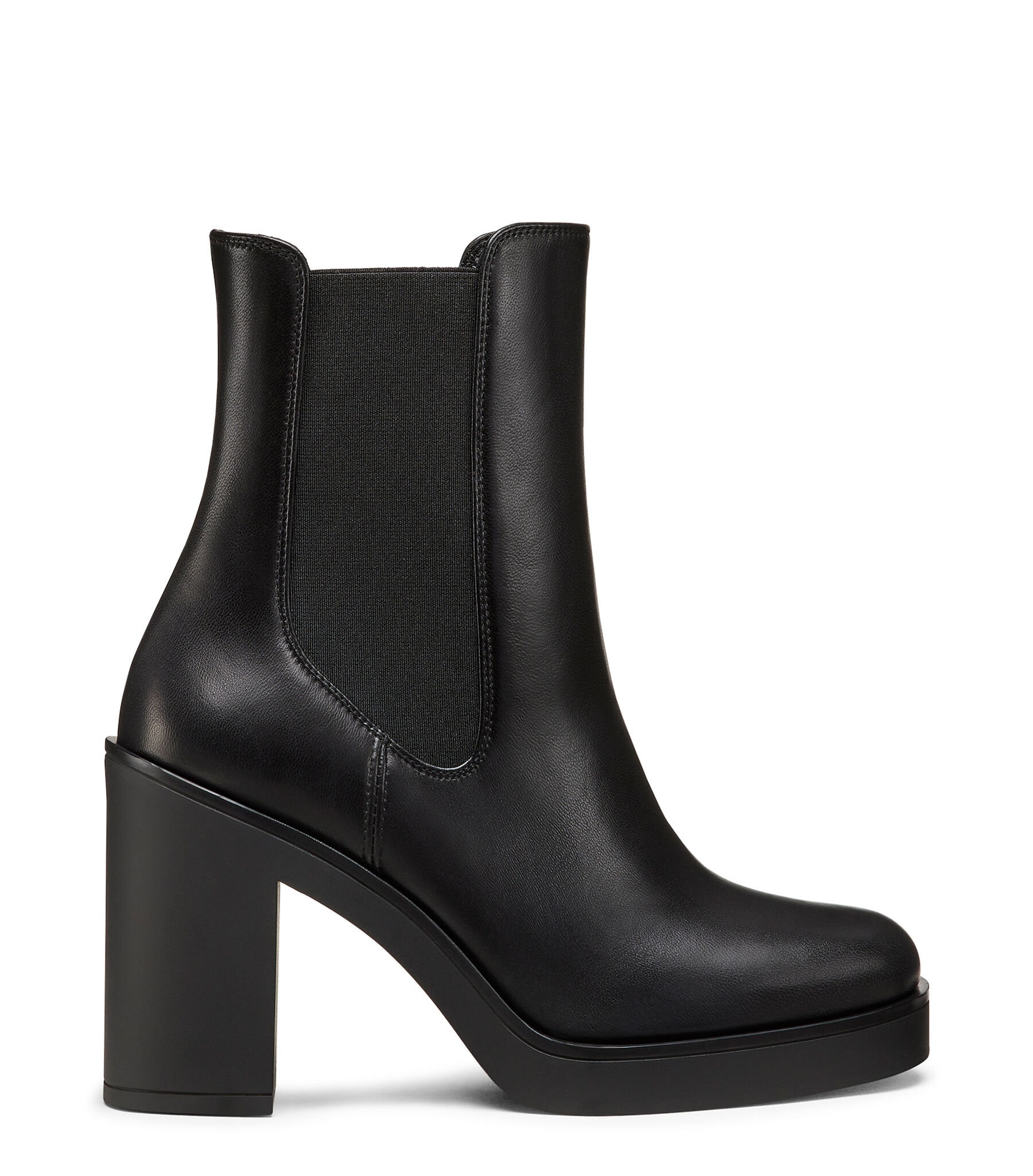 Chunky heeled bootie top