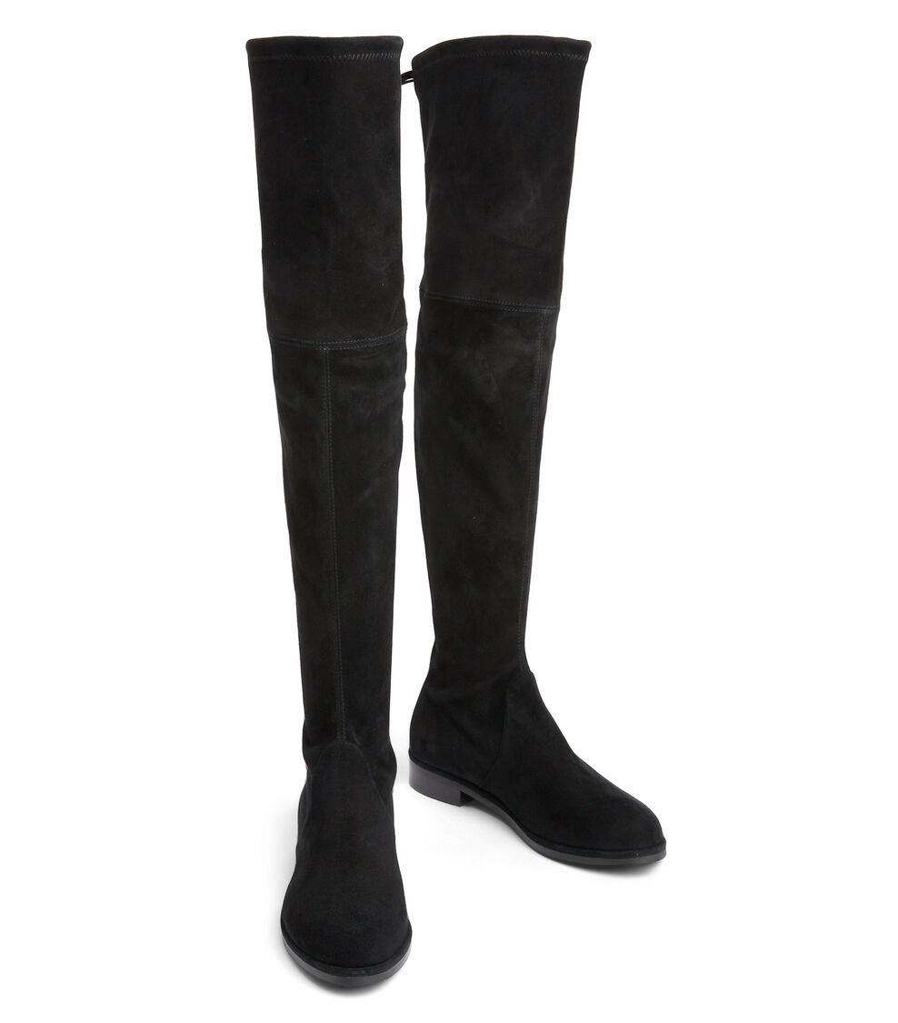 Stuart Weitzman LOWLAND BOLD BOOT BLACK SG129SUSBLK