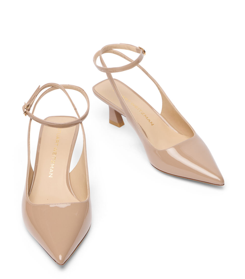 Stuart Weitzman VINNIE 50 STRAP PUMP FAWN SM360PATFWN