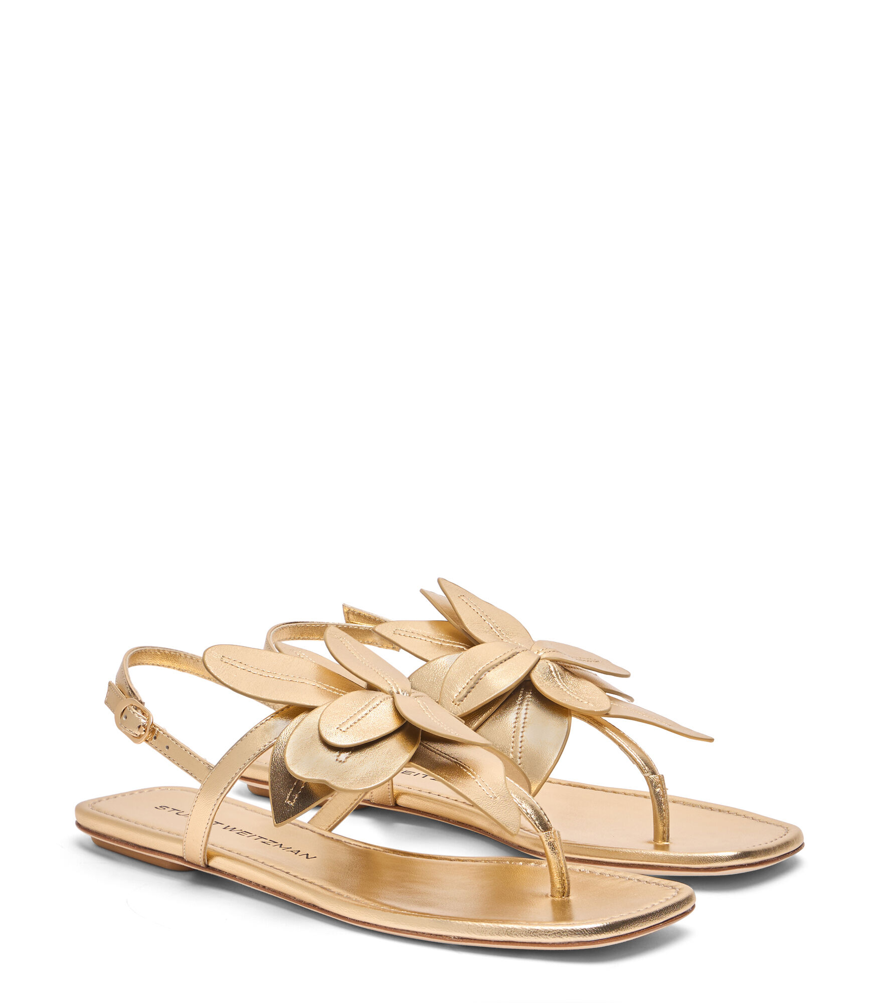 PARADISE SANDAL in GOLDEN for Women | Stuart Weitzman®