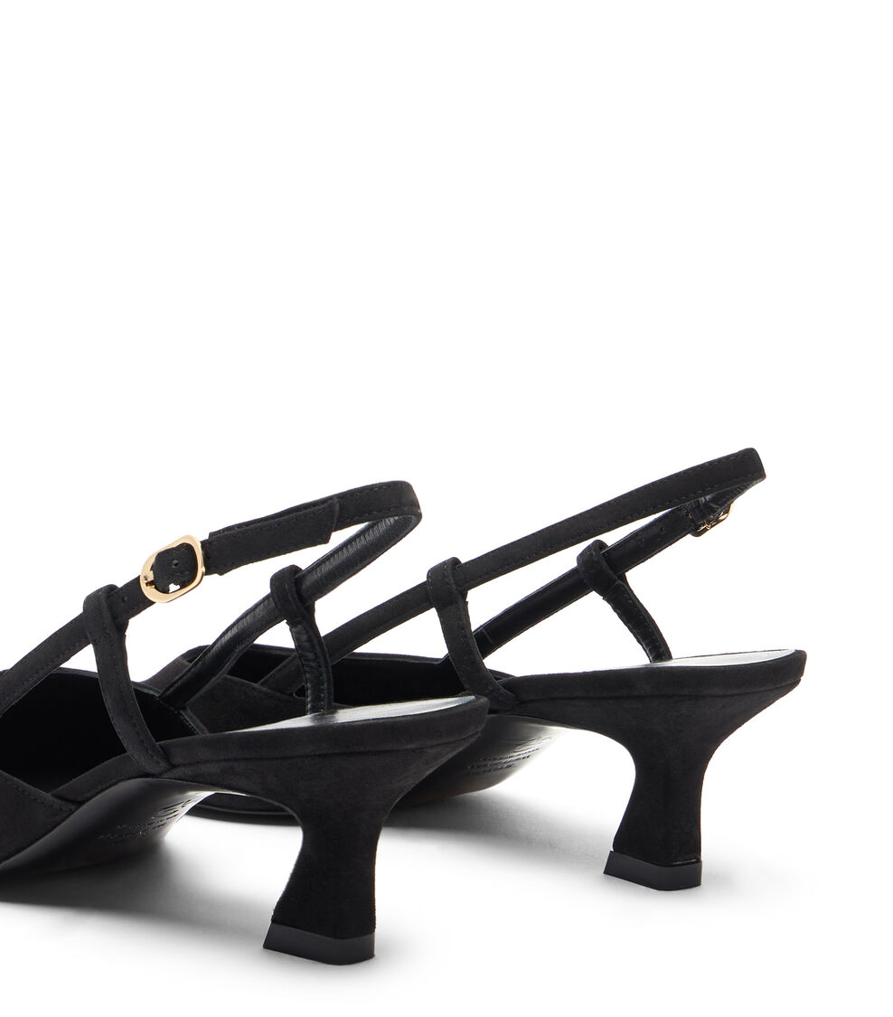 Stuart Weitzman VINNIE 50 SLINGBACK Stuart Weitzman VINNIE 50 SLINGBACK BLACK SJ433SUEBLK