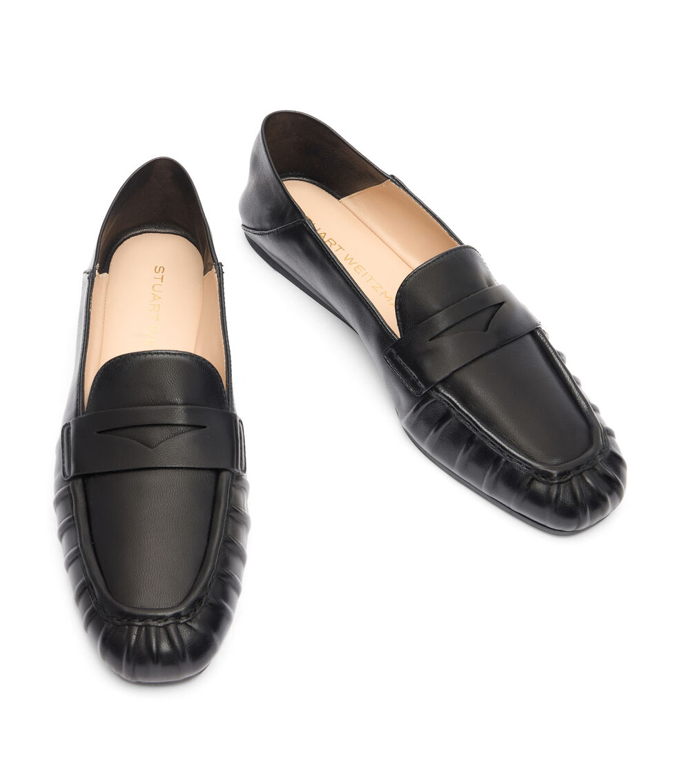 Stuart Weitzman BROOKS LOAFER BLACK SK698LARBLK