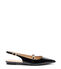 Stuart Weitzman EMILIA MARY JANE SLINGBACK BLACK SL523PATBLK