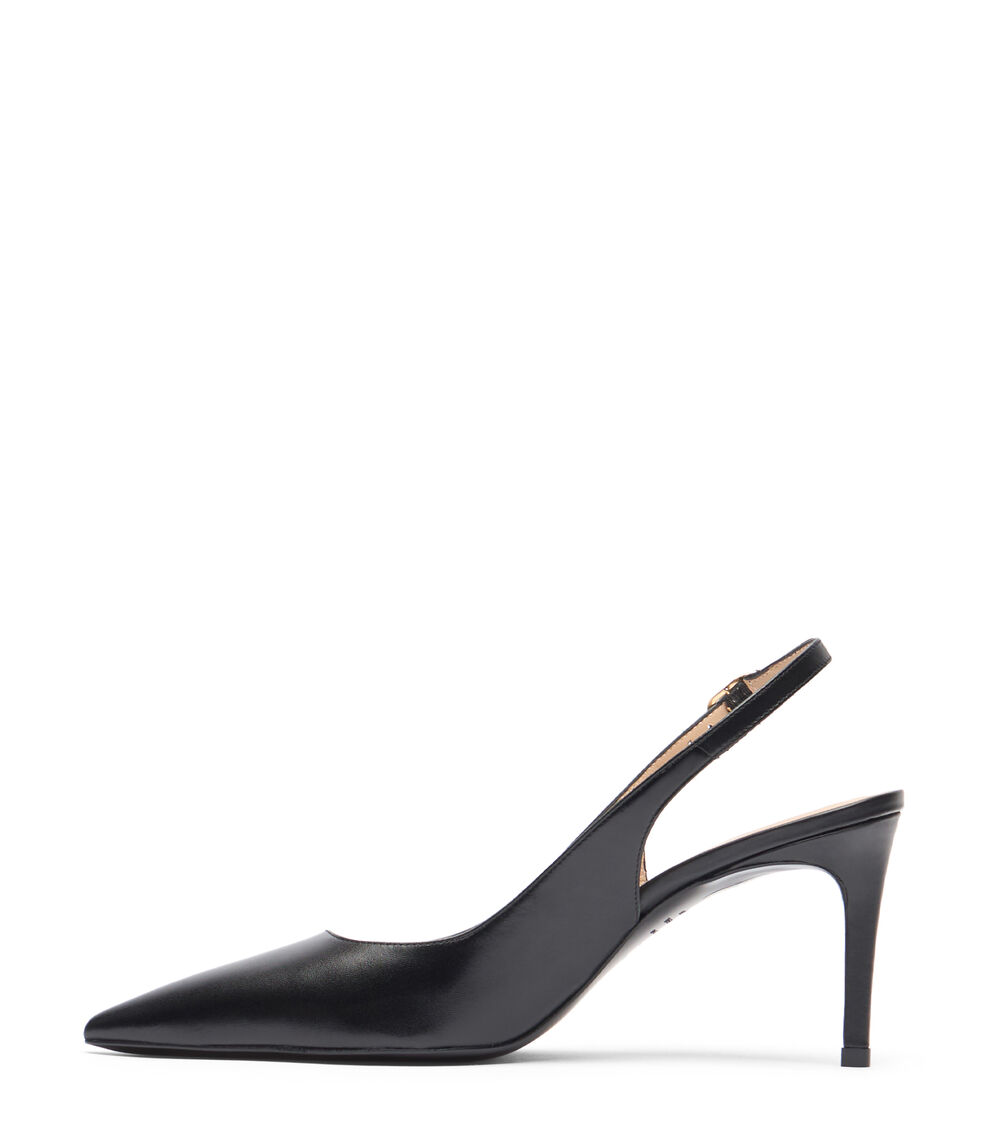Stuart Weitzman STUART POWER SLINGBACK 75 Stuart Weitzman STUART POWER SLINGBACK 75 BLACK SK668SMOBLK