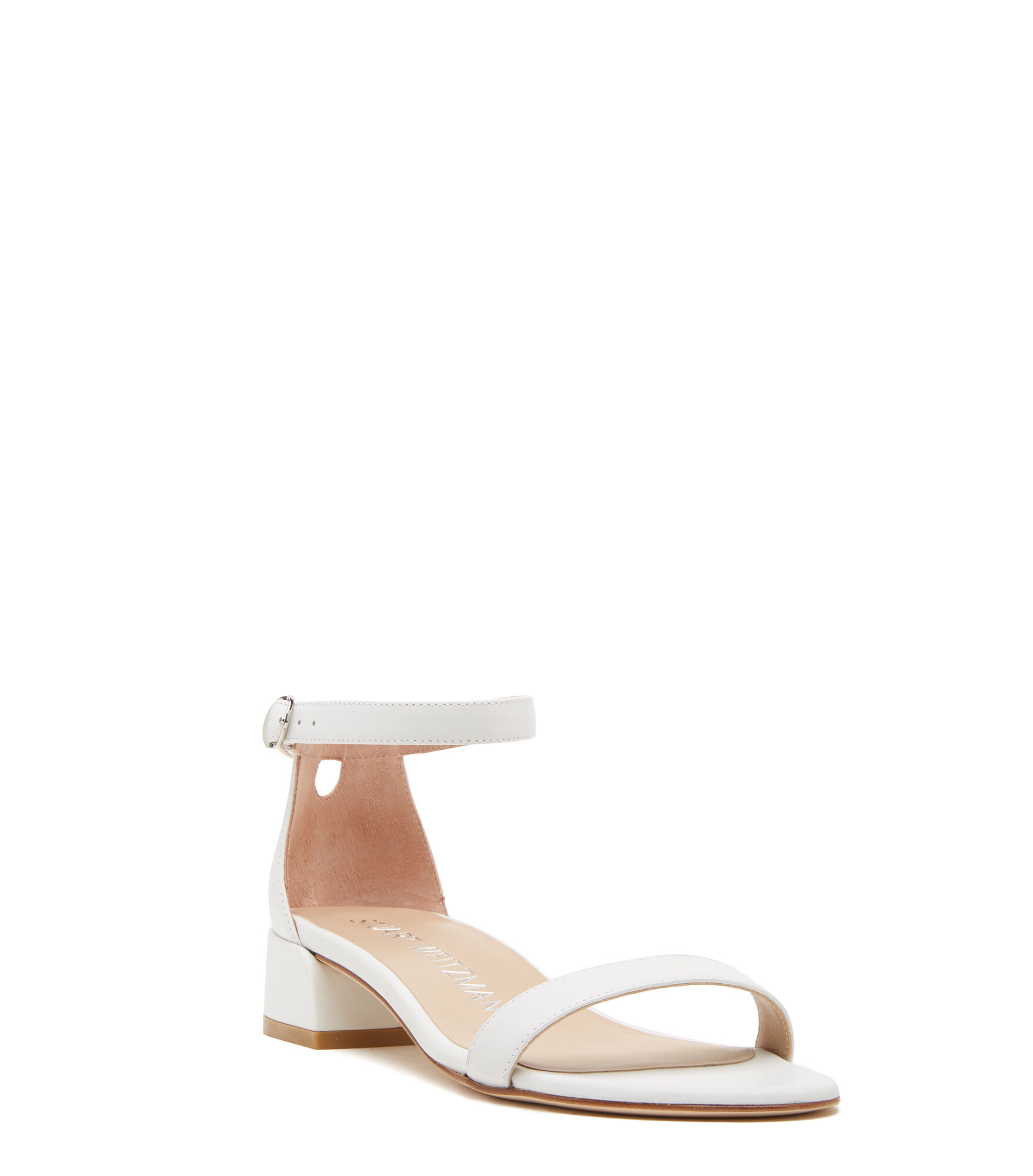 Stuart weitzman sales white sandals