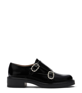 Stuart Weitzman LEIGHTON MONK STRAP SCHWARZ SJ312APSBLK