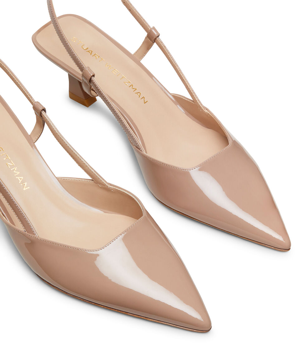Stuart Weitzman VINNIE 50 SLINGBACK FAWN SJ435PATFWN