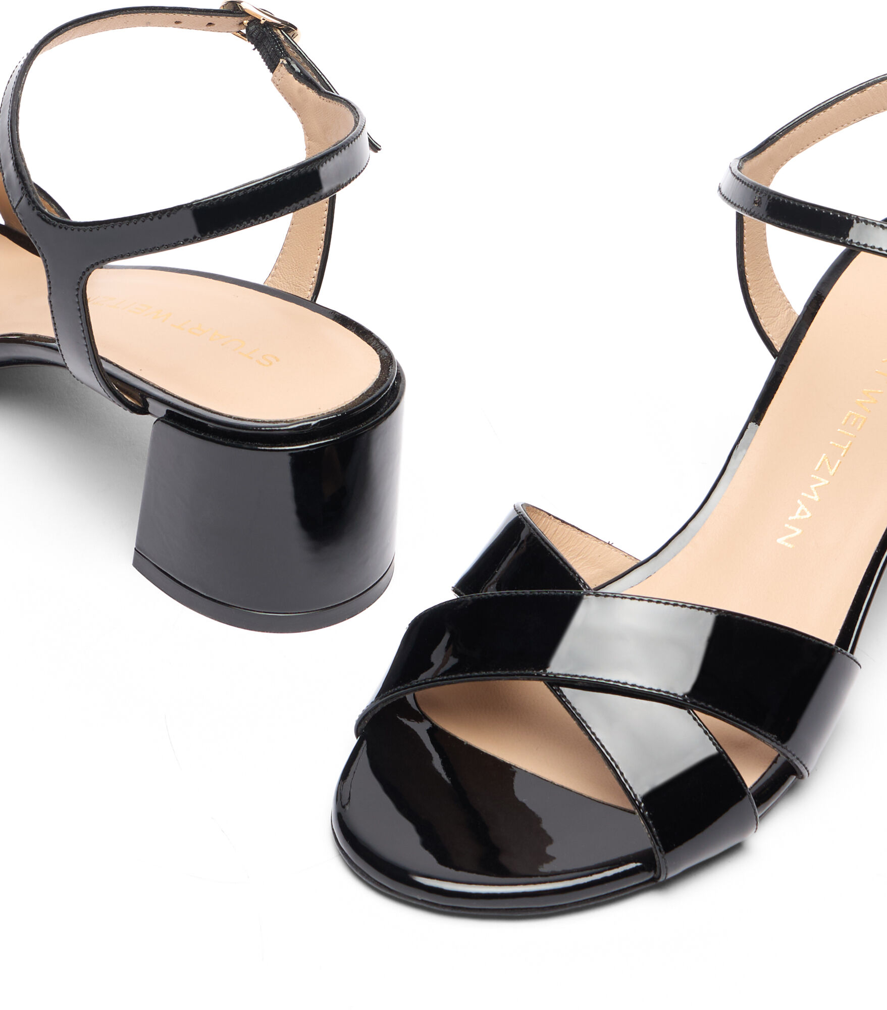 santan　Style ブラック LTS Black Block Heel Sandal in Standard Fit | Long Tall Sally