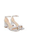 Stuart Weitzman NUDISTCURVE 75 BLOCK SANDAL SILVER SA540LIDSLV