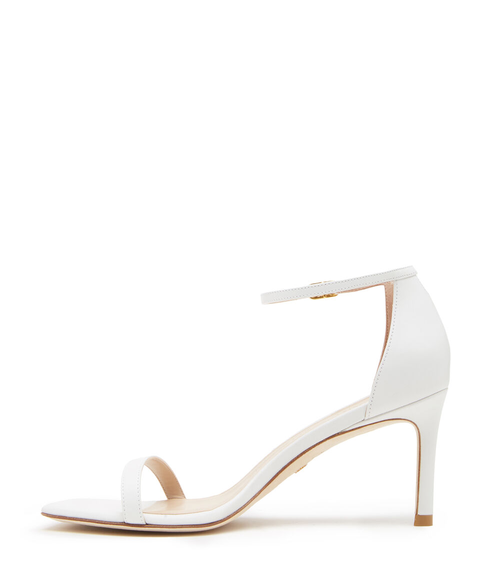 Stuart Weitzman AMELINA 75 WHITE S1557SMOWHT