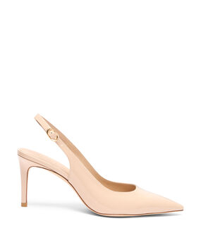 Stuart Weitzman STUART POWER SLINGBACK 75 BARELY BEIGE SK670PATXW7