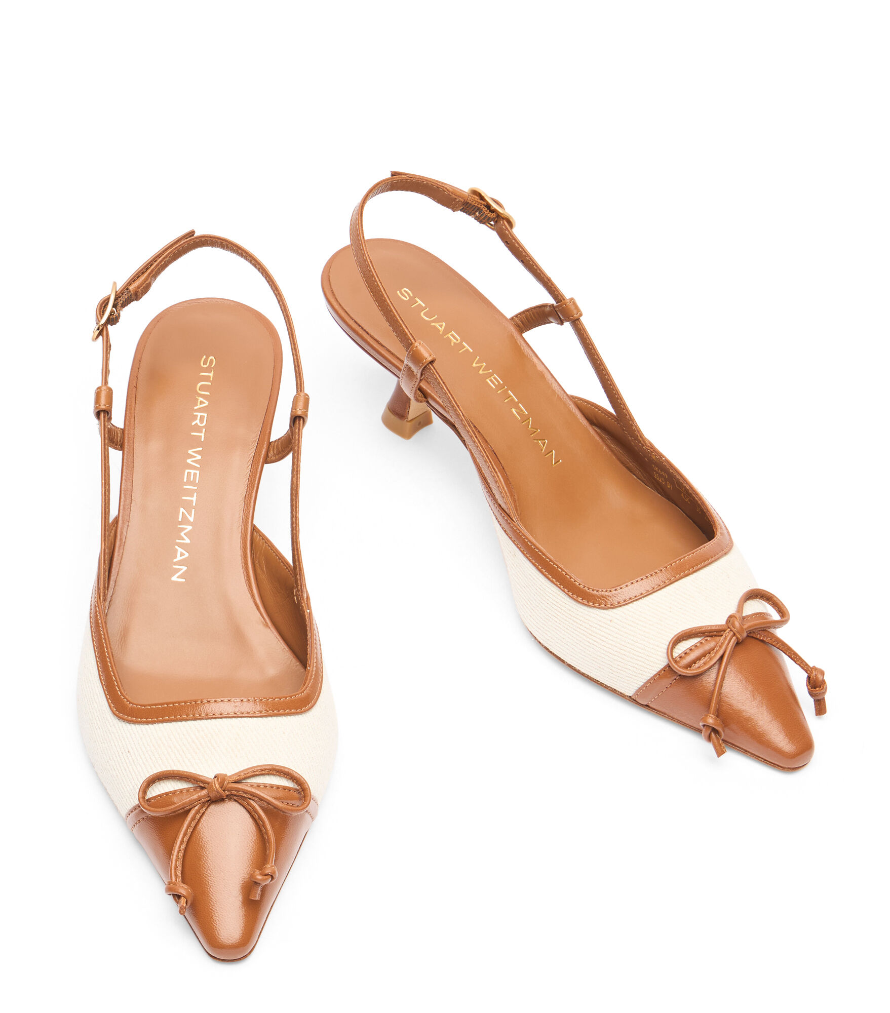 KITTY SLINGBACK 50 in LINEN/HAZEL for Women | Stuart Weitzman®