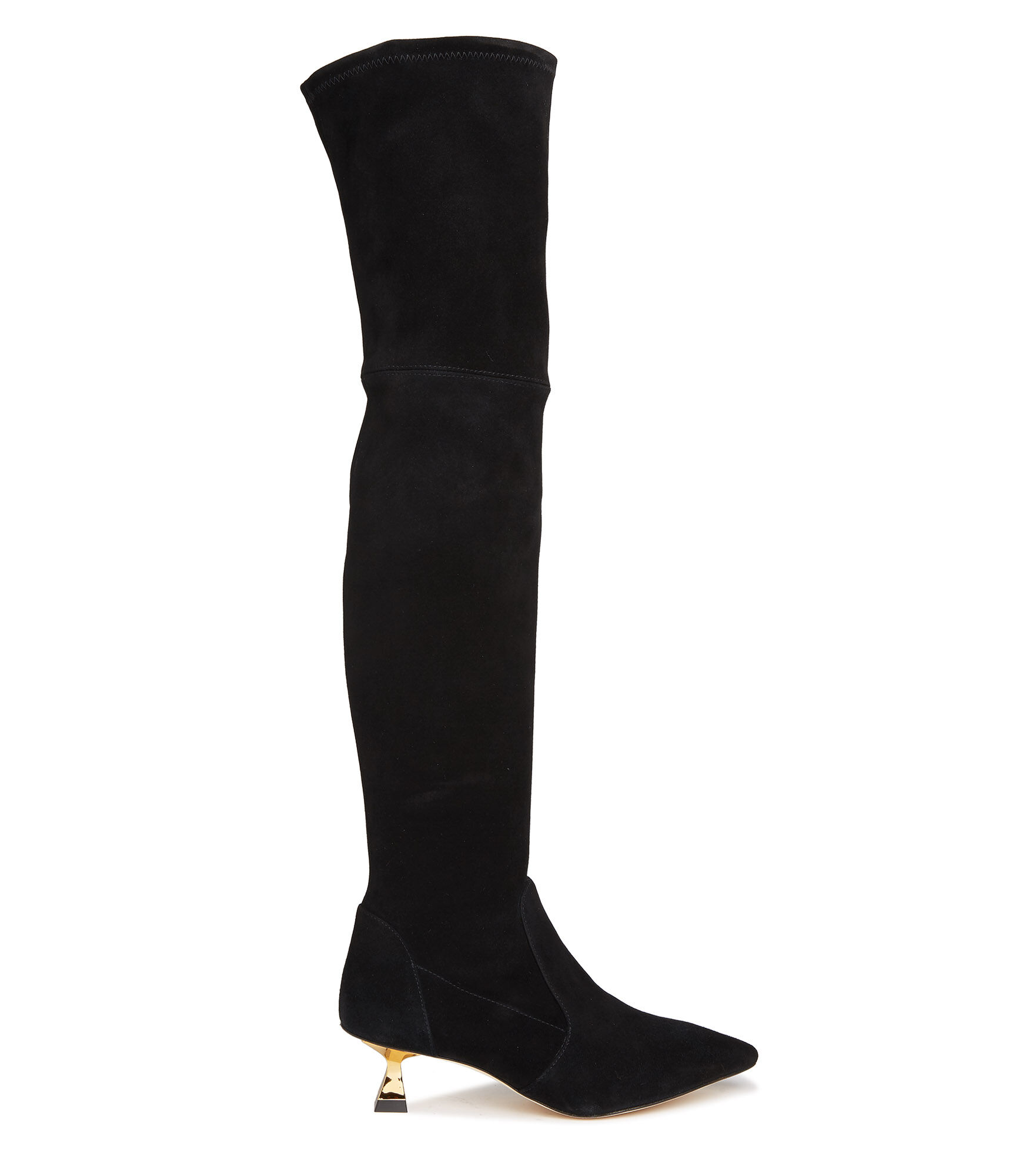 Stuart weitzman gold boots on sale