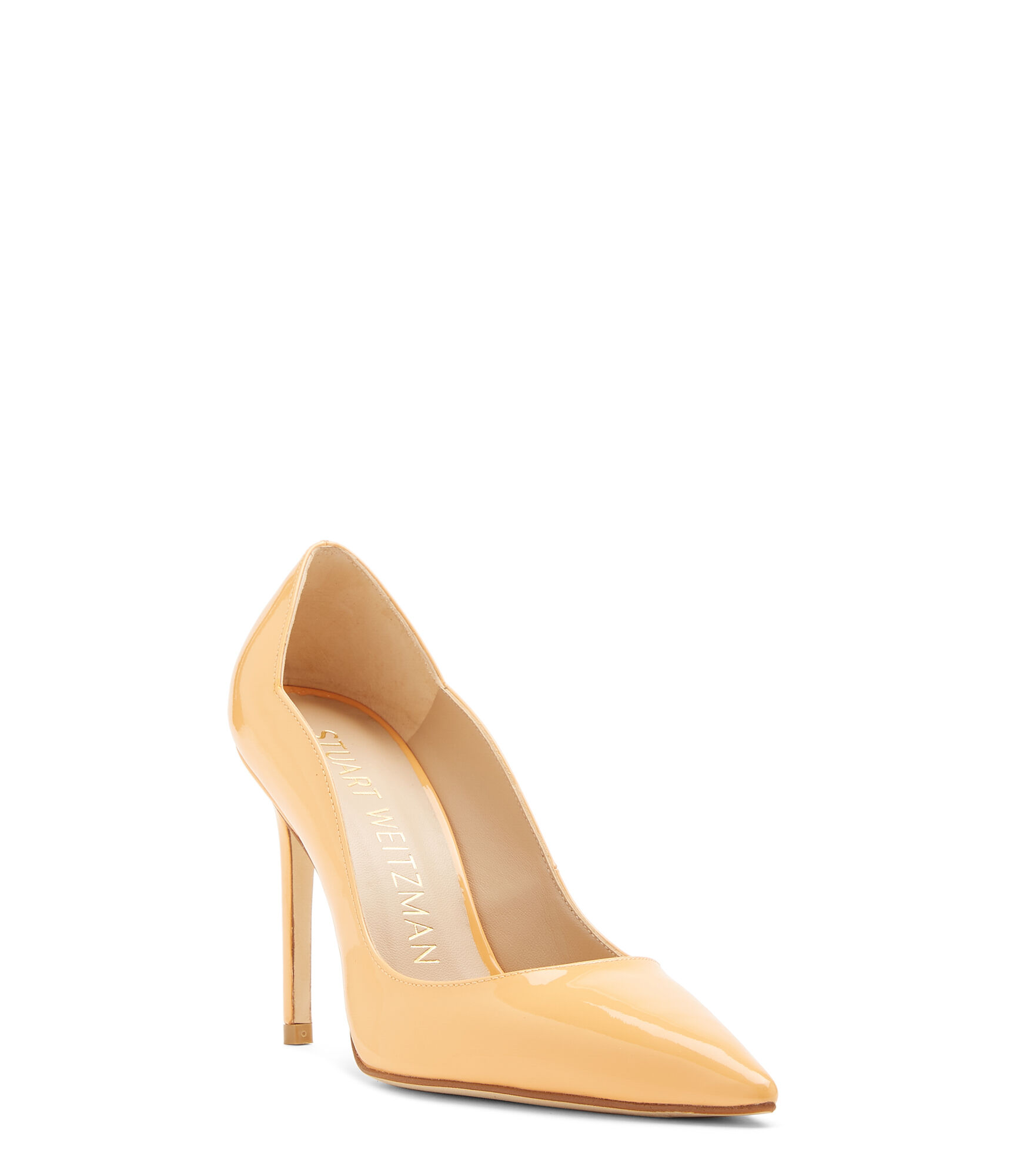 stuart weitzman yellow pumps