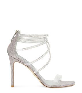 Stuart Weitzman SUPERGLAM 100 STRAP SANDAL ROSEWATER SE092NENSV6
