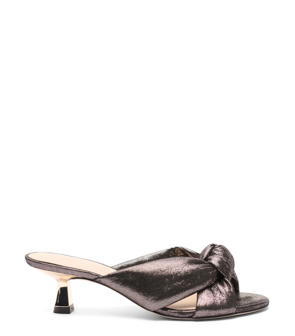 Stuart Weitzman SOPLAYA SLIDE 50 PLATINO SM948LTNPYB