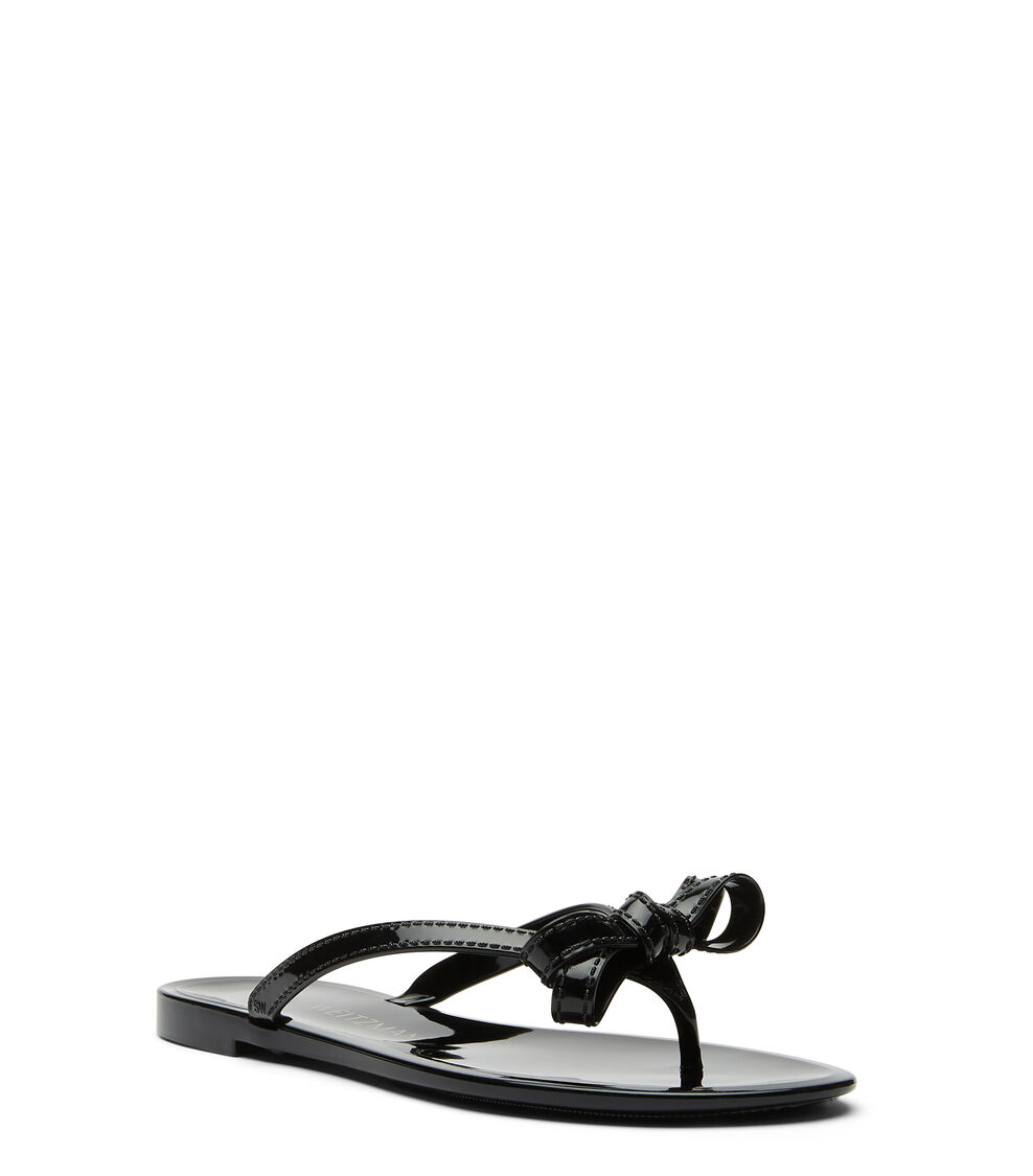 Stuart Weitzman SUMMER BOW JELLY BLACK SB415SEMBLK