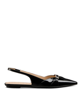 Stuart Weitzman GEORGIE SLINGBACK BLACK SM975PATBLK