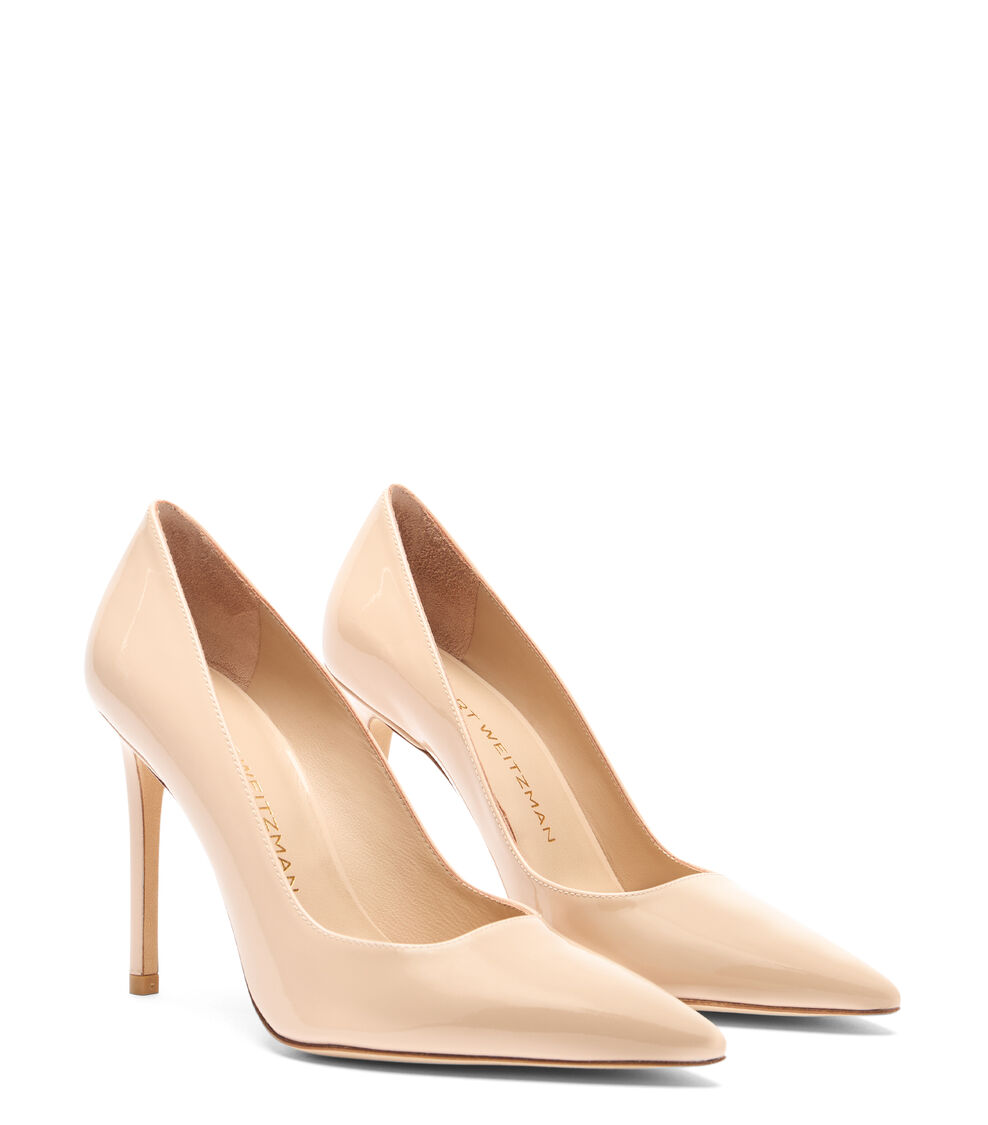 Stuart Weitzman STUART POWER 100 BARELY BEIGE SJ956PATXW7