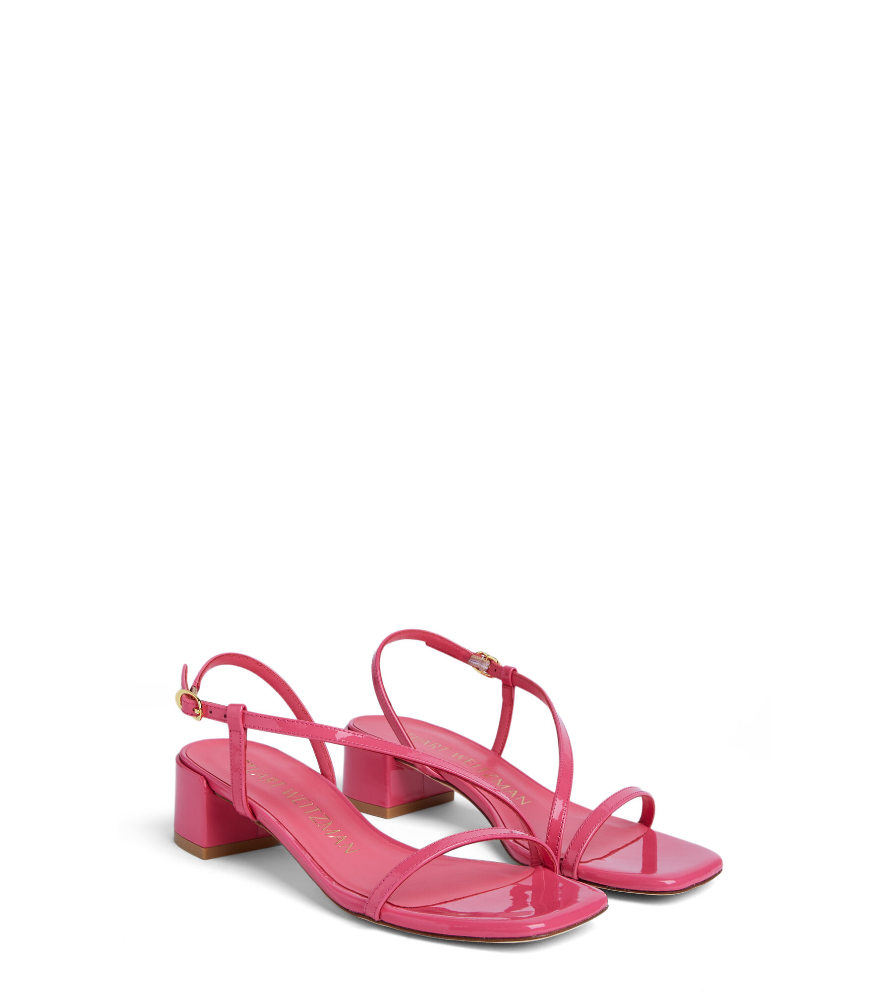 Stuart weitzman pink sandals 2025