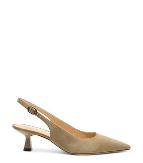 Stuart Weitzman STUART SCULPT SLINGBACK 50 SMOKEY TAUPE SL438SUEY6R