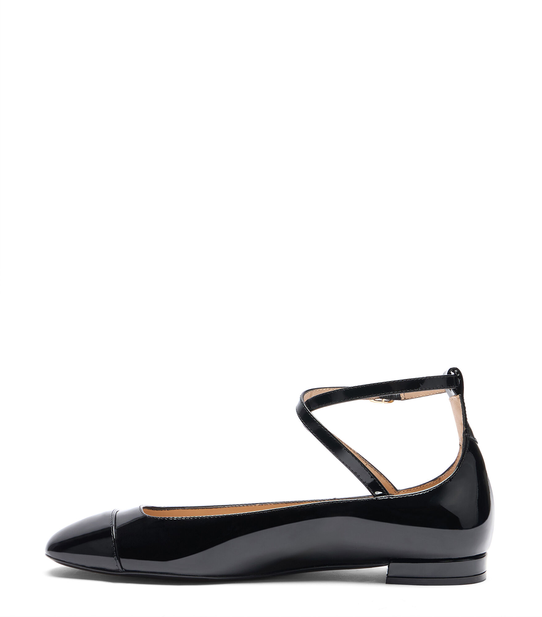 EDEN STRAP FLAT in SCHWARZ für Damen | Stuart Weitzman®