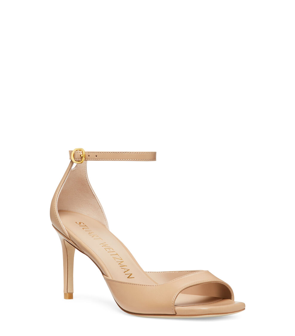 Stuart Weitzman NUDISTIA 75 SANDAL ADOBE SH997SMOAJM