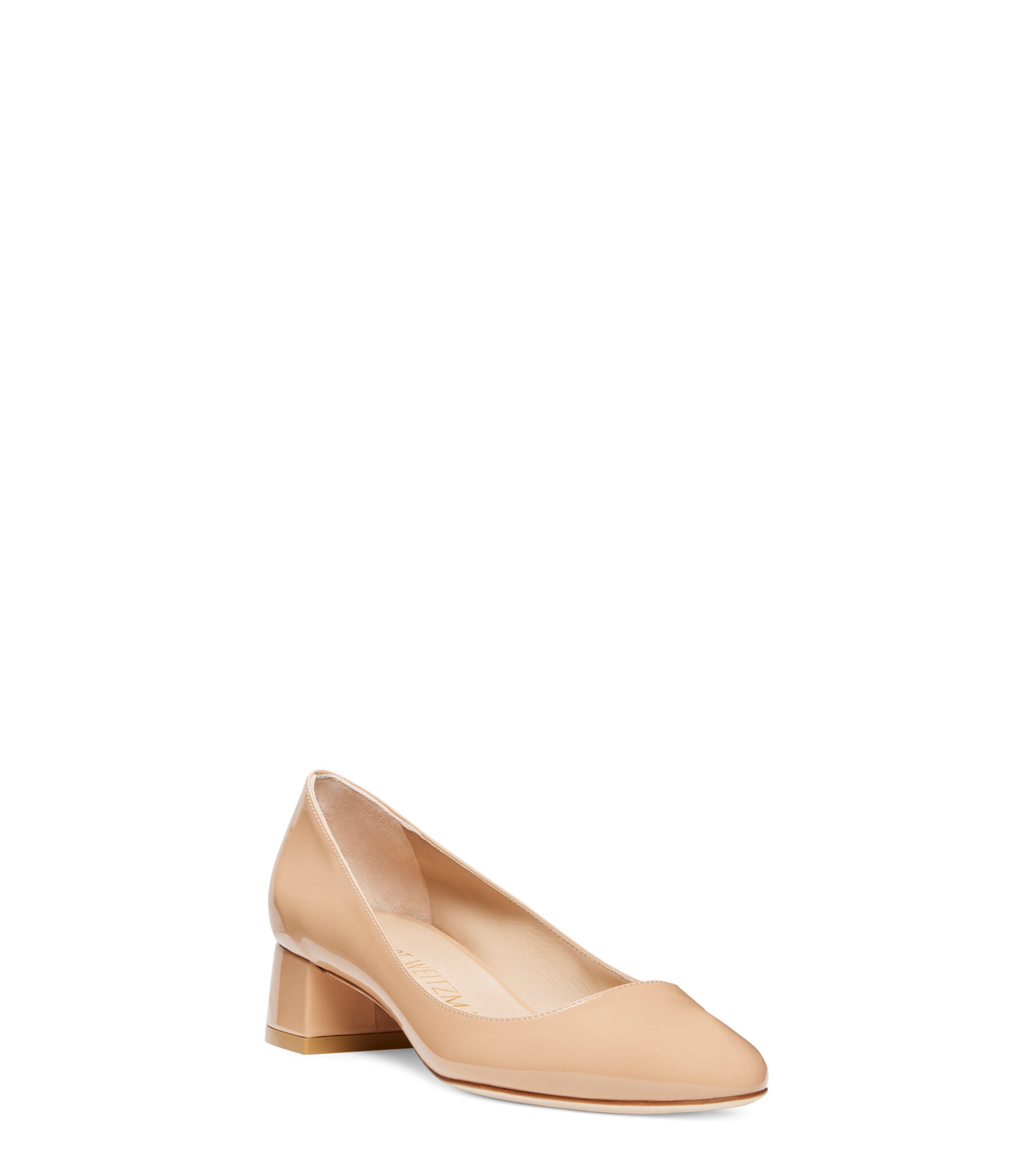 Stuart weitzman cheap block heel pump