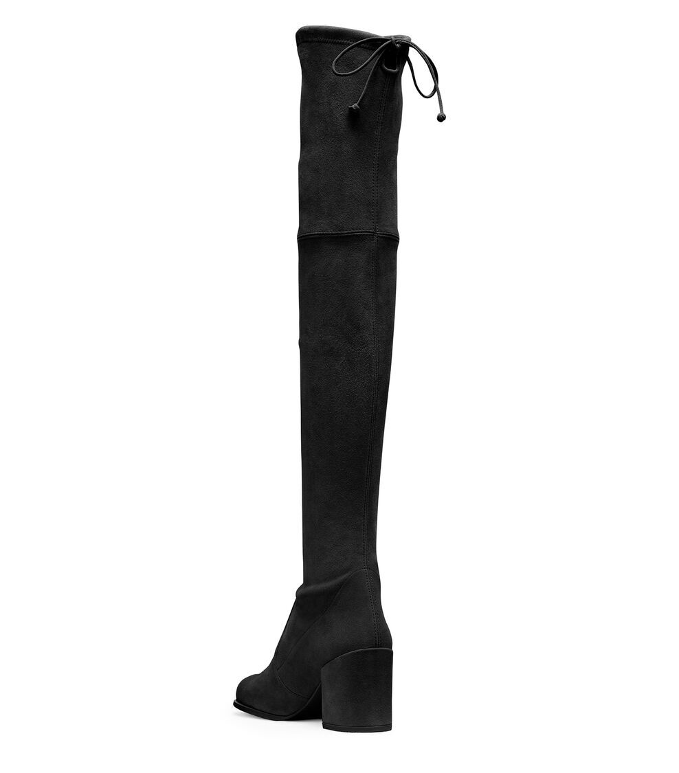 Mujer Zapatos de Botas de Botas de tacón y de tacón alto Bota tieland Stuart Weitzman de Ante de color Negro 