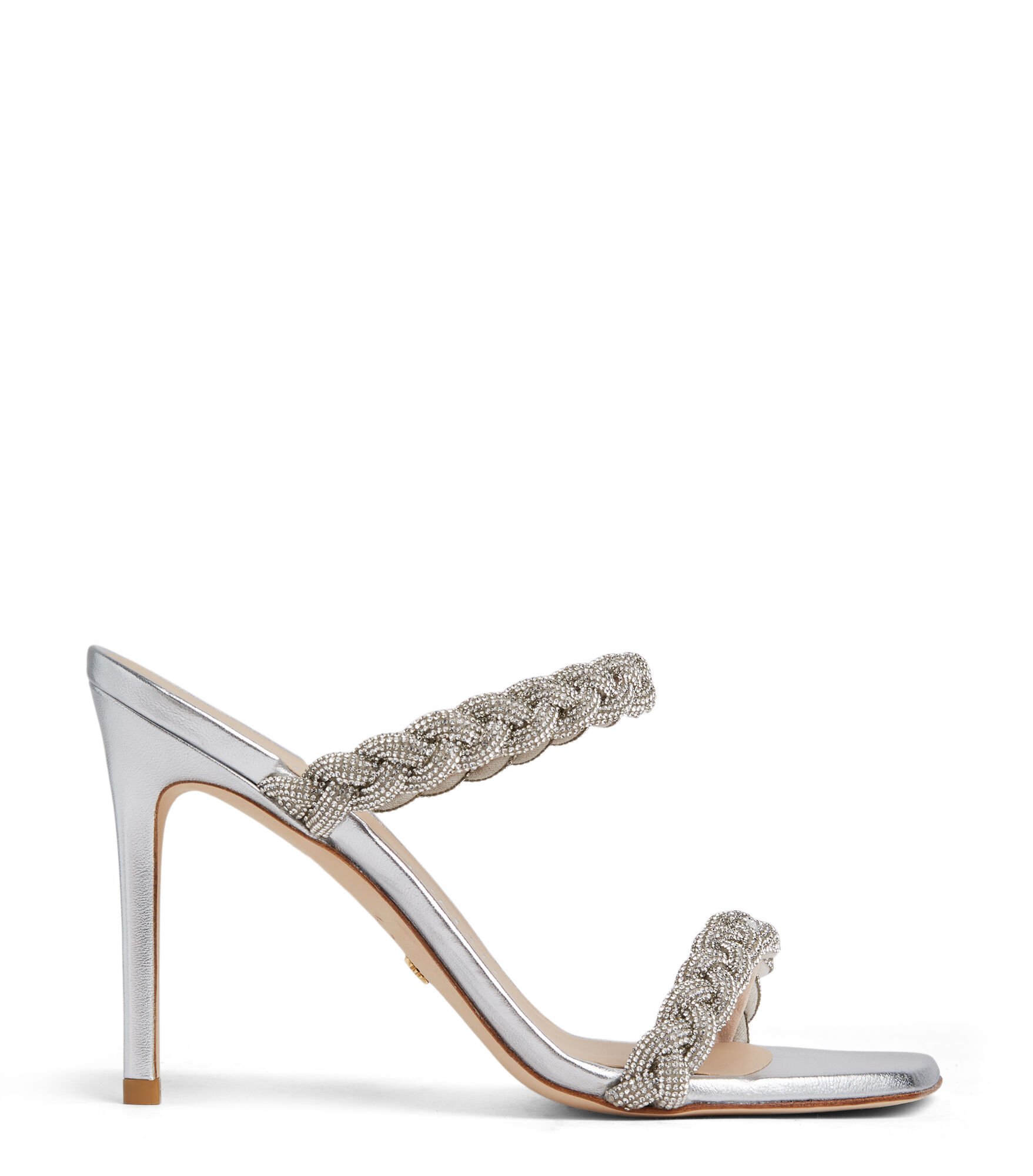 ADDISON 100 SANDAL in SILVER for Women Stuart Weitzman