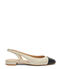 Stuart Weitzman SLEEK SLINGBACK OAT/BLACK SC667SCPT2M