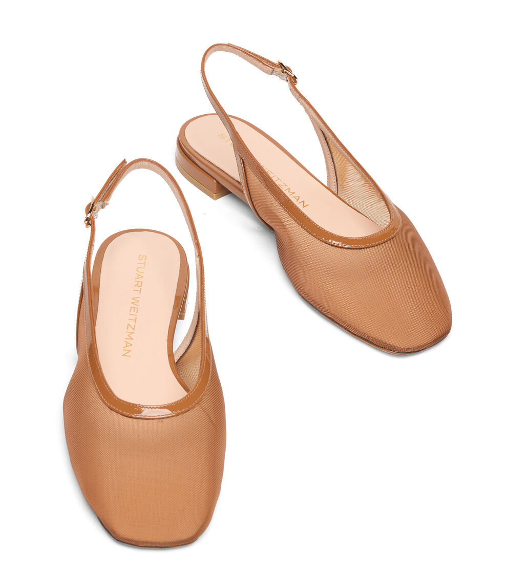 Stuart Weitzman BAREITALL SLINGBACK BOHO TAN SN771MHGYVY