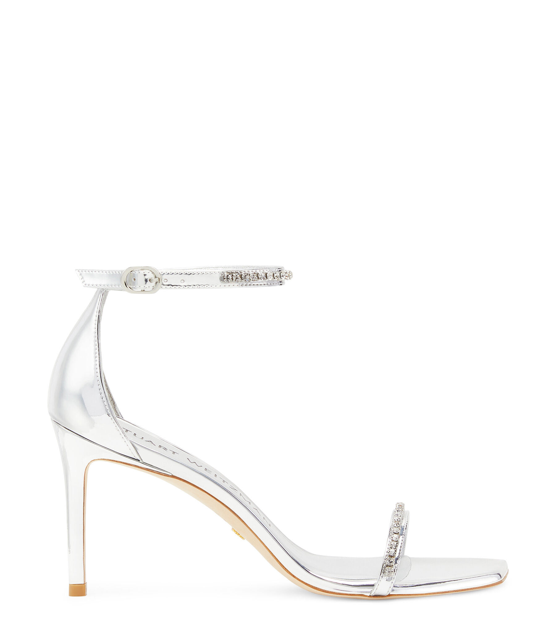 Stuart weitzman silver hot sale