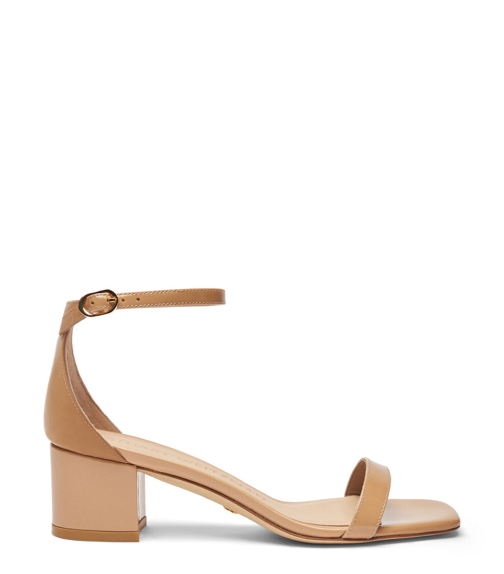 Stuart Weitzman SIMPLECURVE 50 SANDAL ADOBE SE120PATAJM