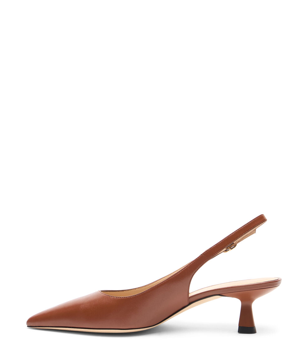 Stuart Weitzman STUART SCULPT SLINGBACK 35 Stuart Weitzman STUART SCULPT SLINGBACK 35 LUXE SADDLE SL434SMOXW6