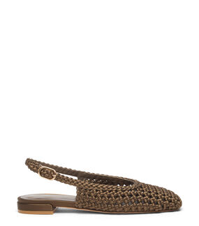 Stuart Weitzman MARINA SLINGBACK GOLDEN OLIVE SN704KOTVC5