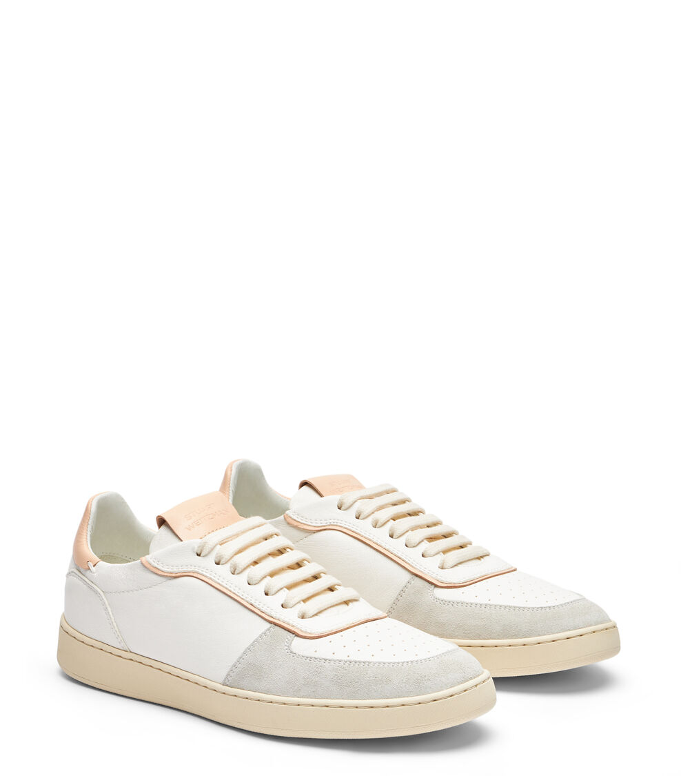 Stuart Weitzman SW DERBY HELL GRAU/WEIß/ROS SI016SNPWYT