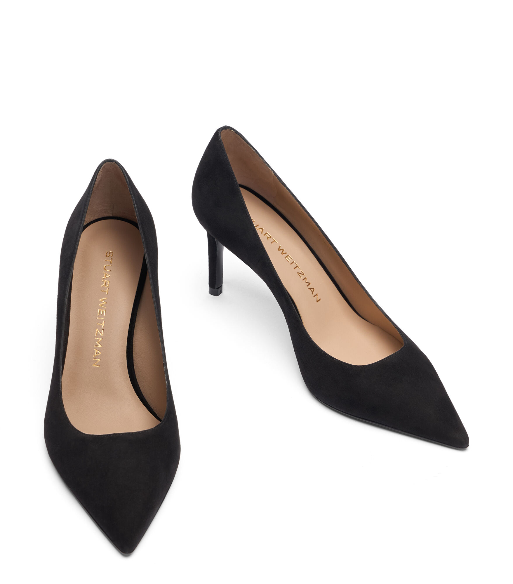STUART POWER PUMP 75 in BLACK for Women | Stuart Weitzman® UK