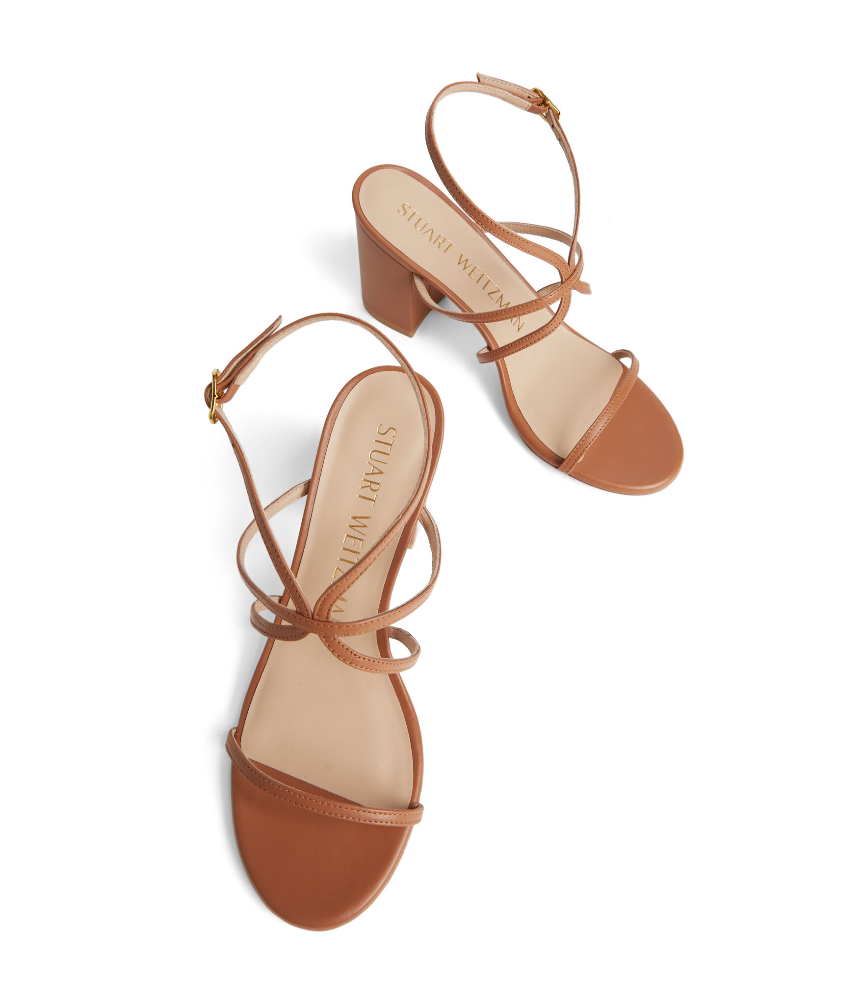 Tan barely there heels shop