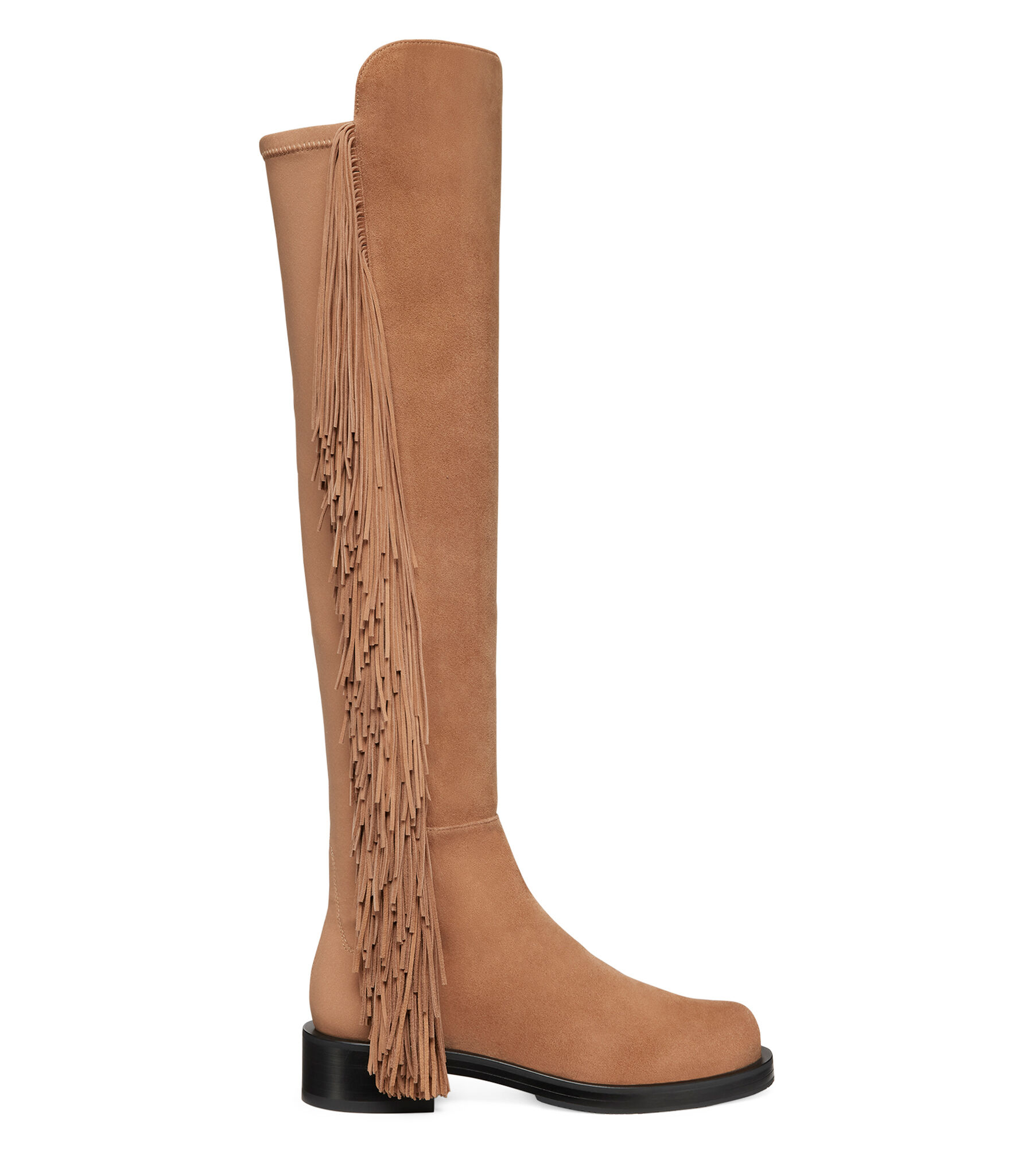 5050 BOLD FRINGE BOOT en CHAMEAU pour femme Stuart Weitzman