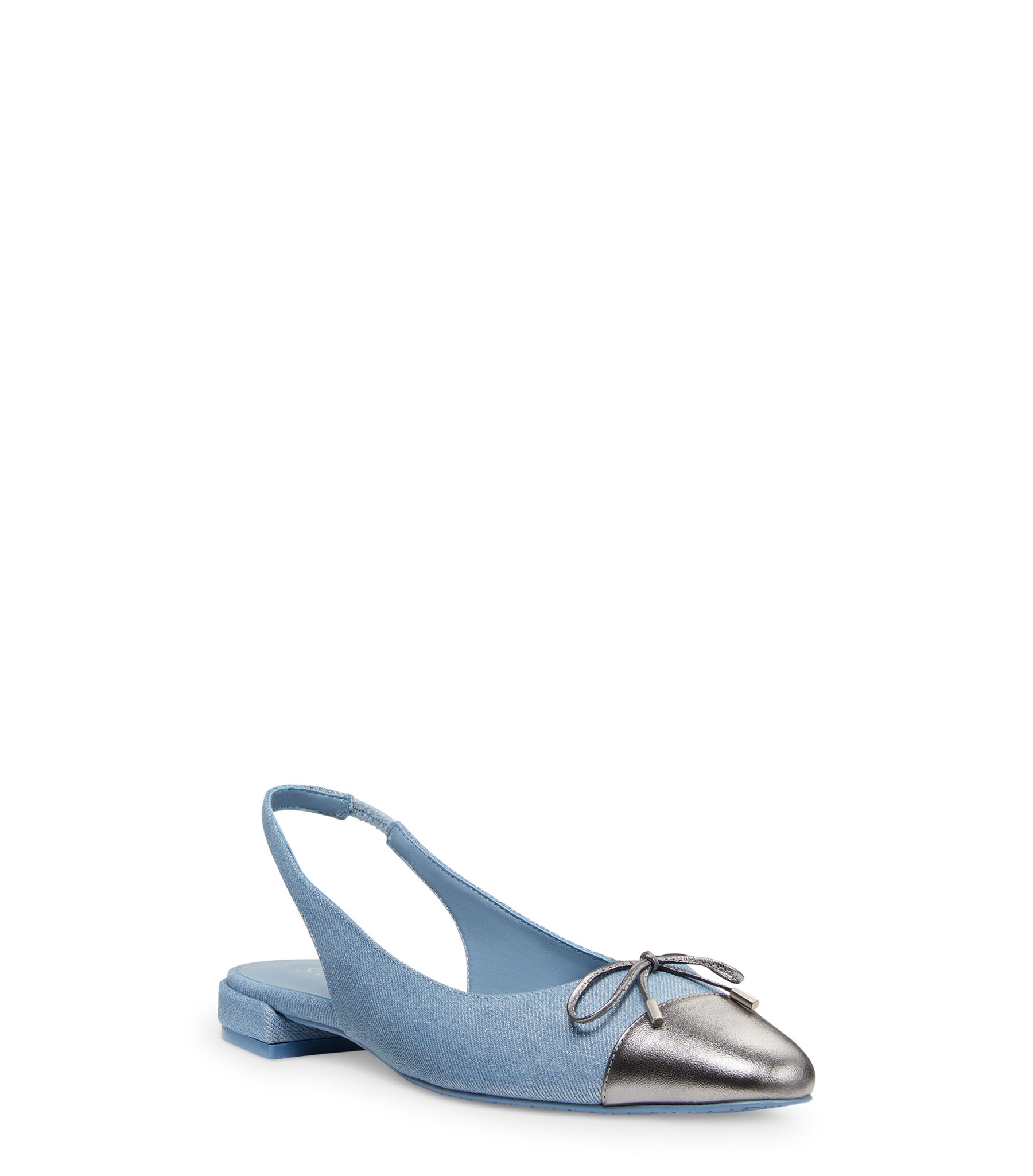 【INCHANT ME】Eyelet Slingback Flat Shoes Sadieextrawidefittanleathersli