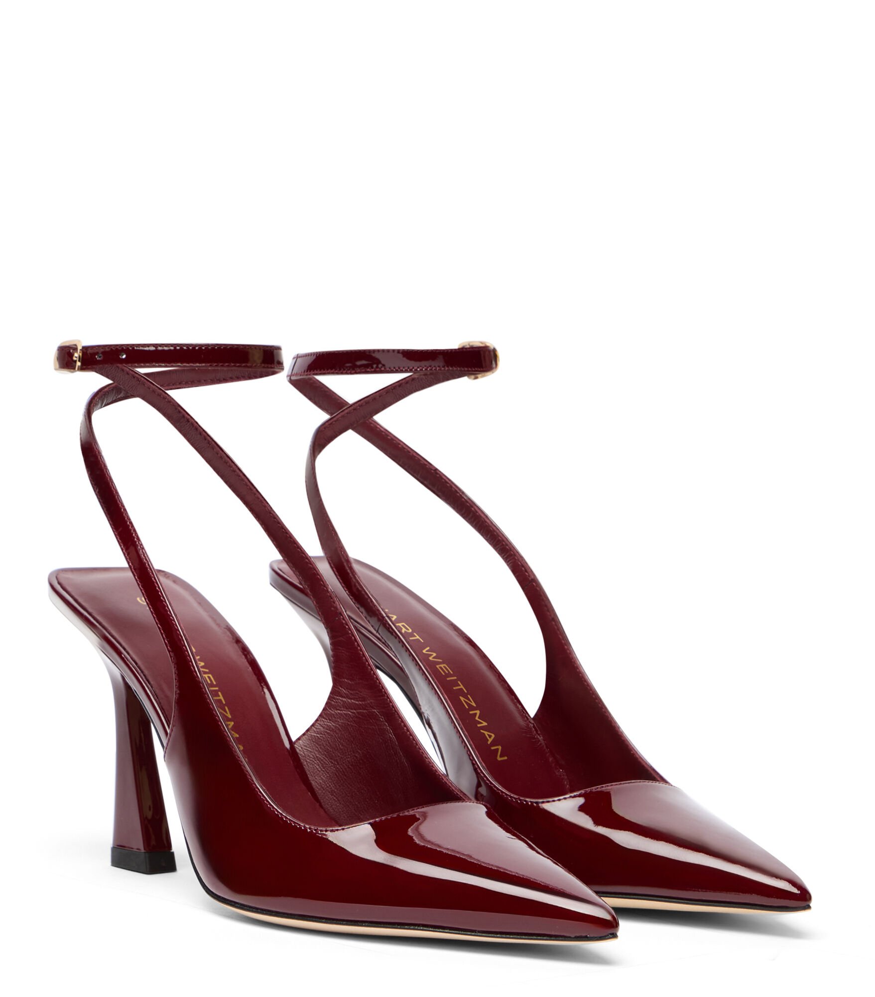 VINNIE 85 STRAP PUMP in ROSEWOOD for Women | Stuart Weitzman®