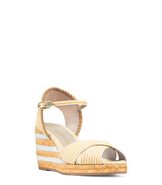 Stuart weitzman gold wedges online