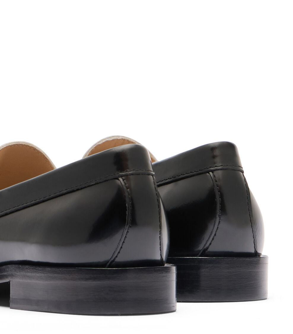 Stuart Weitzman LOTTIE LOAFER NERO/CREMA SK194APSP5R