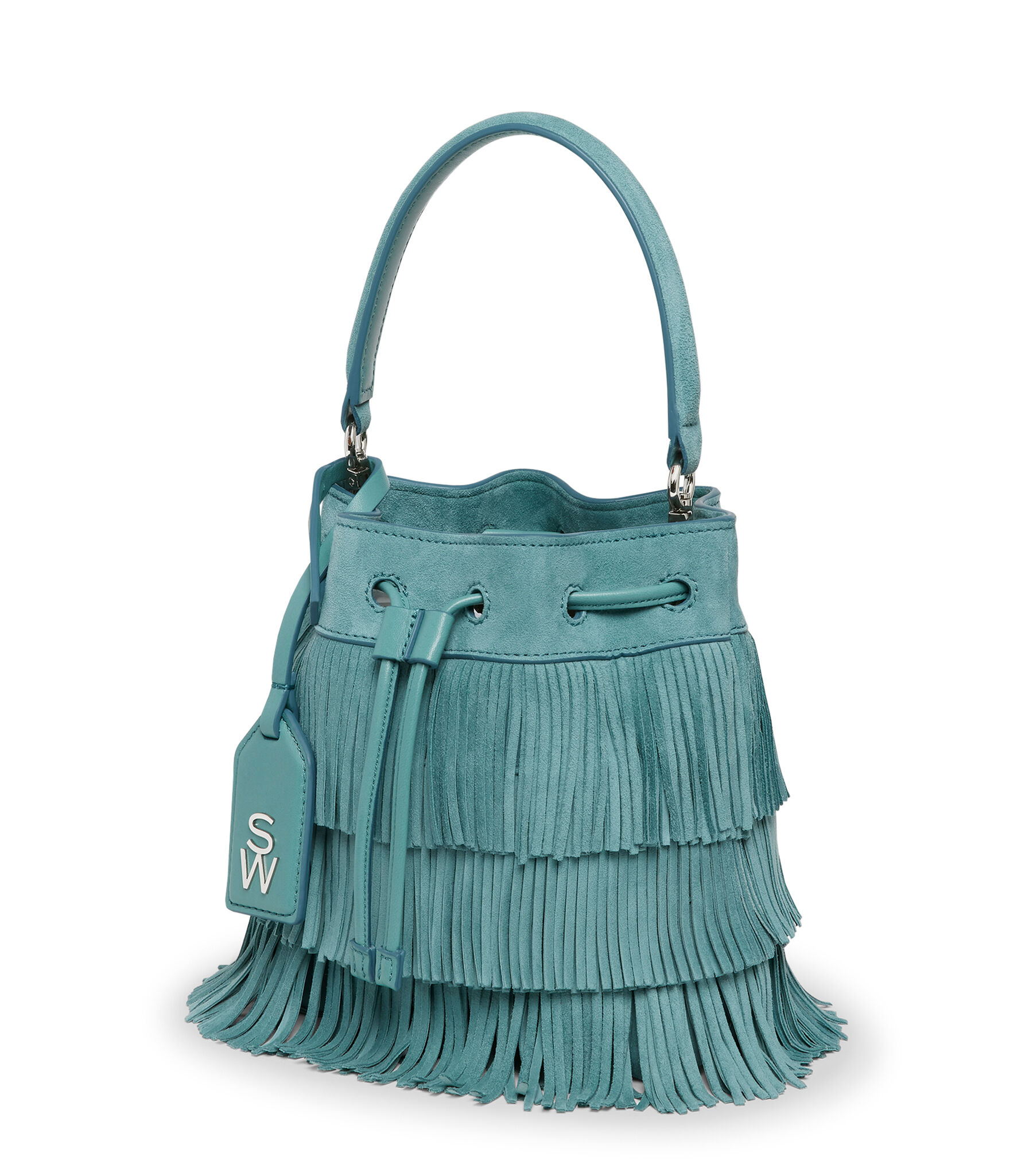 LOUISE SMALL レザーBUCKET BAG Louise bucket bag in grained leather