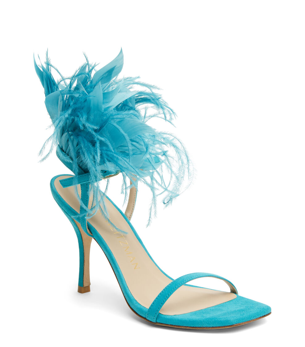 Stuart Weitzman PLUME 100 SANDAL CAPRI SD582RFSCI3